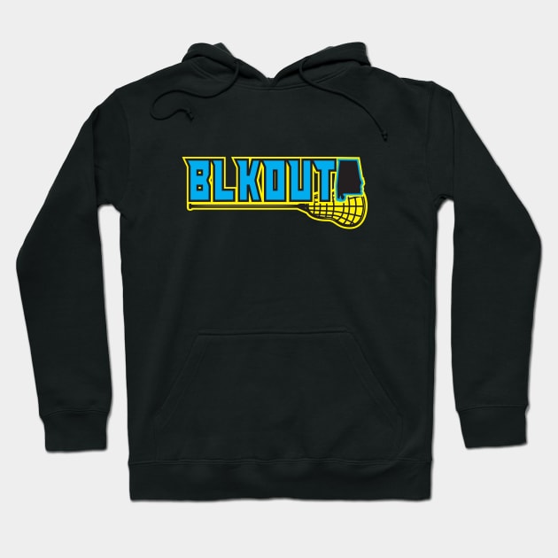 BLKOUT Lacrosse Hoodie by Wright Art